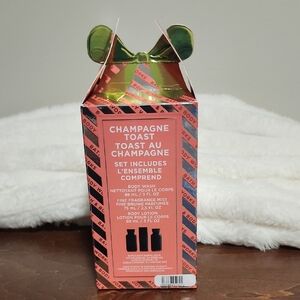 Champagne Toast Gift Set - Pink and Green Bath And Body Works